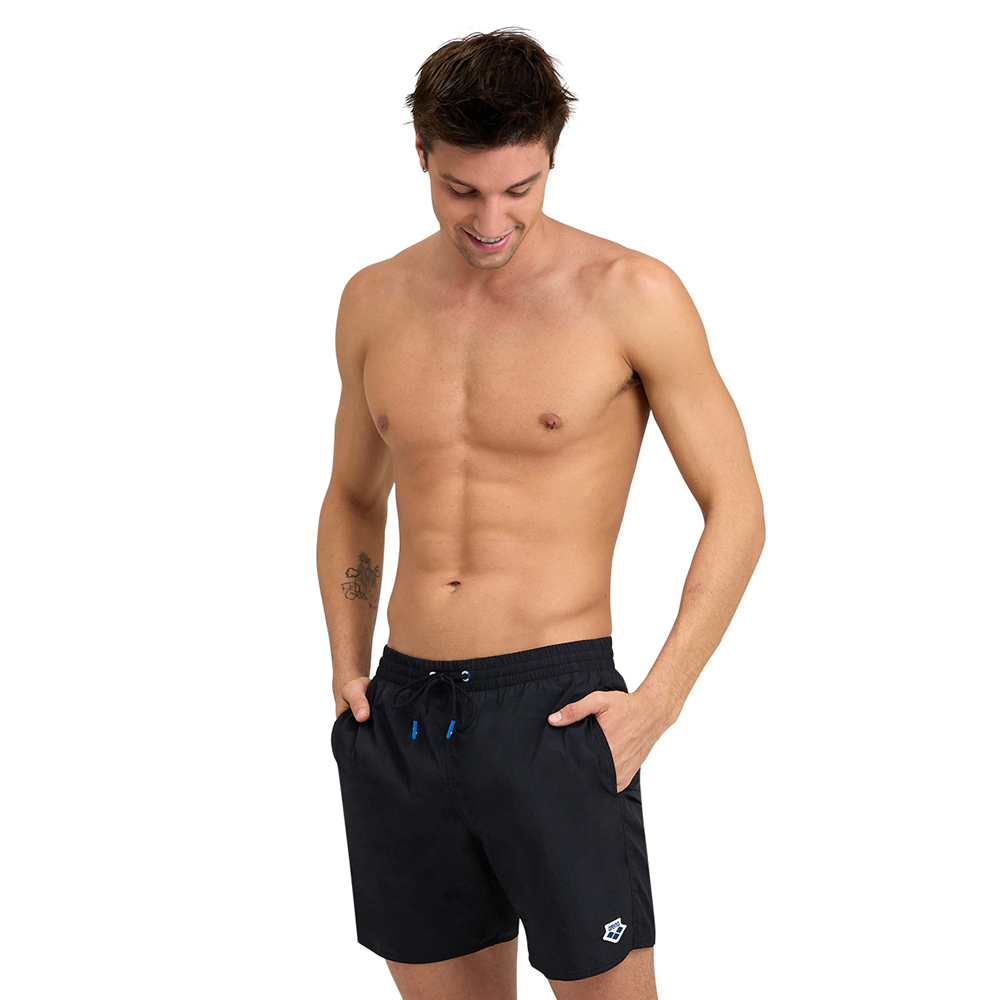 Men's Icons Solid Swim Boxers