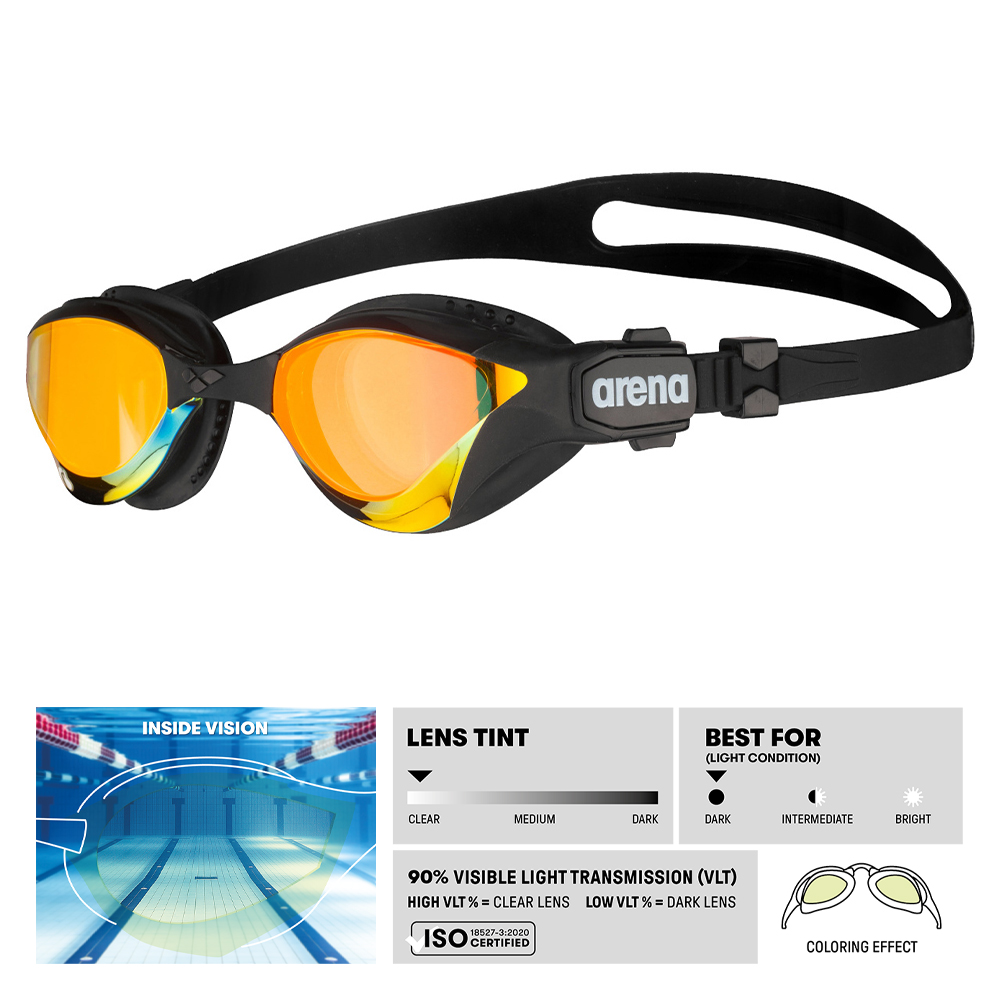 Cobra Tri Swipe Mirrored Goggles Cobra Tri Swipe Mirrored Goggles
