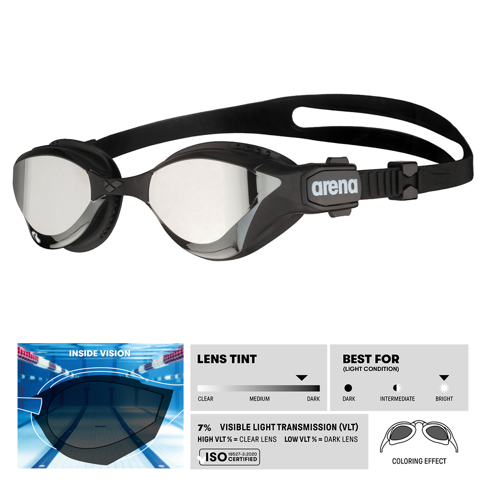Cobra Tri Swipe Mirrored Goggles Cobra Tri Swipe Mirrored Goggles