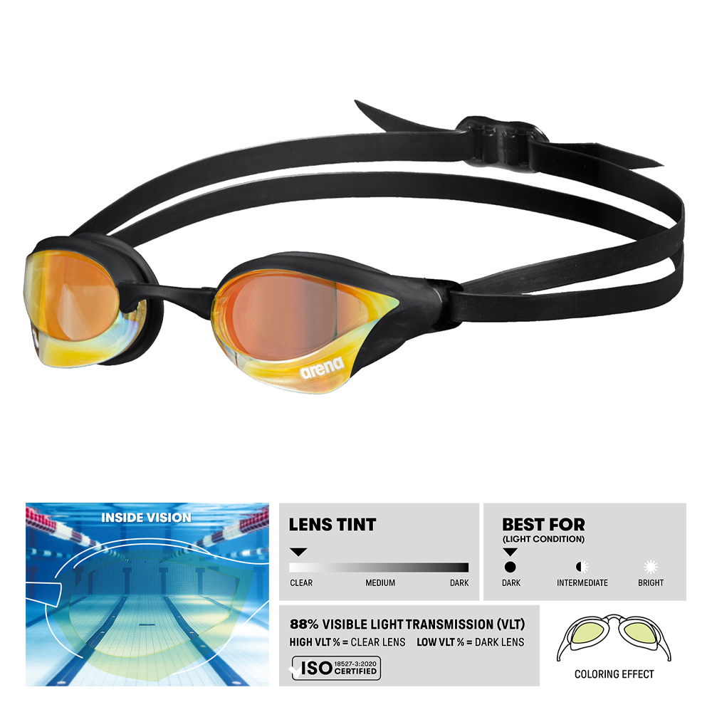 Cobra Core Swipe Mirrored Goggles Cobra Core Swipe Mirrored Goggles