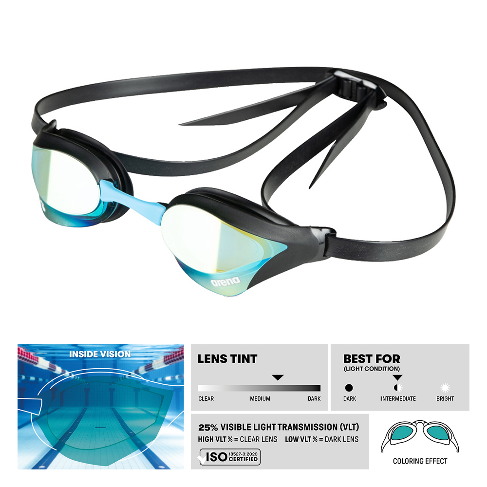 Cobra Core Swipe Mirrored Goggles Cobra Core Swipe Mirrored Goggles