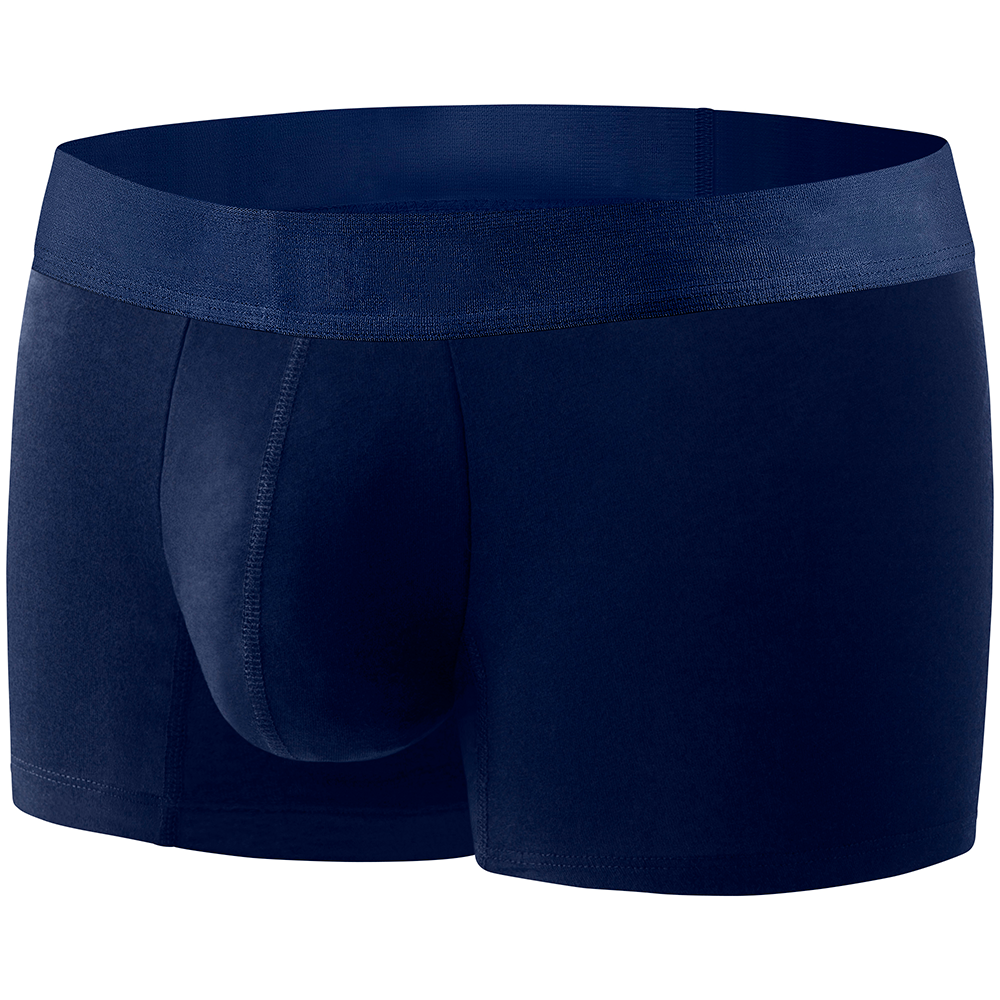 Comfyballs Cotton Regular Navy No Show Logo Boxer Side Cotton Regular Navy No Show Logo Boxer Side
