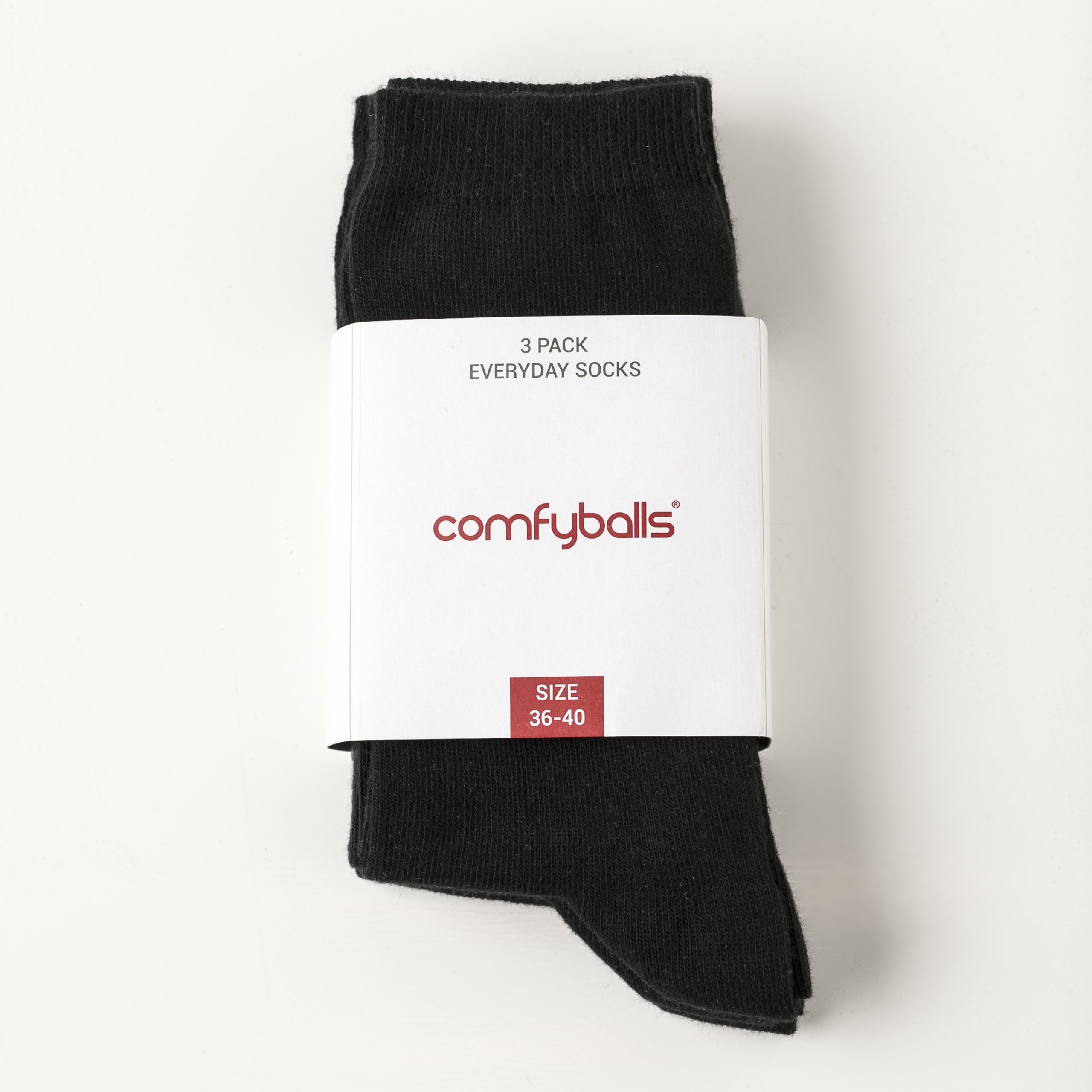 COMFYBALLS EVERYDAY SOCKS 3 PACK 36-40 COMFYBALLS EVERYDAY SOCKS 3 PACK 36-40
