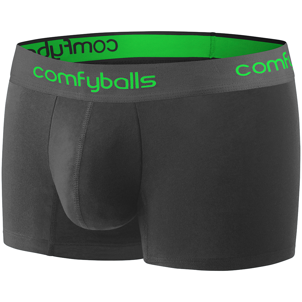 Performance Regular Charcoal Viper Green Boxer Side Performance Regular Charcoal Viper Green Boxer Side