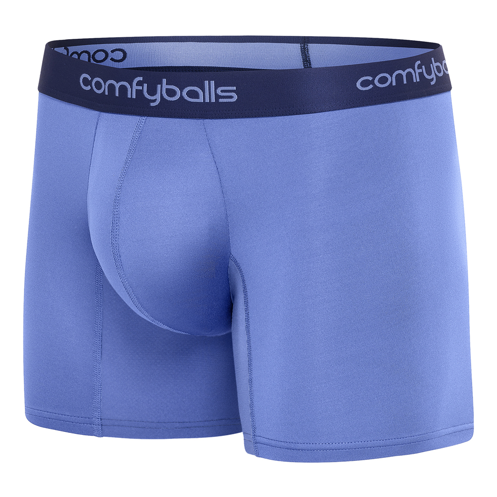 Comfyballs Performance Superlight Long Ocean Blue Boxer Side Comfyballs Performance Superlight Long Ocean Blue Boxer Side