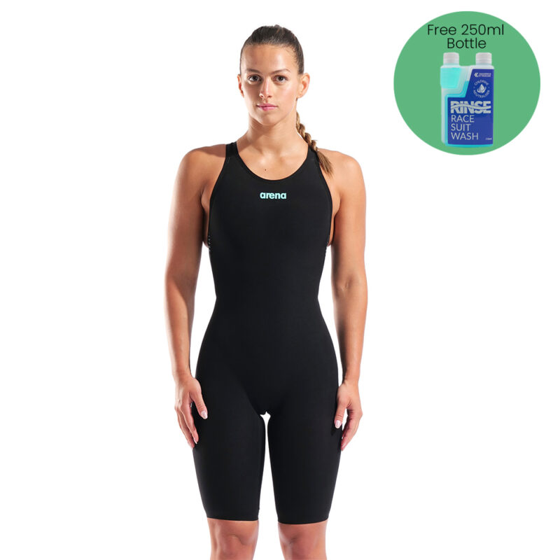 arena Women's Powerskin Veloce Open Back Kneesuit